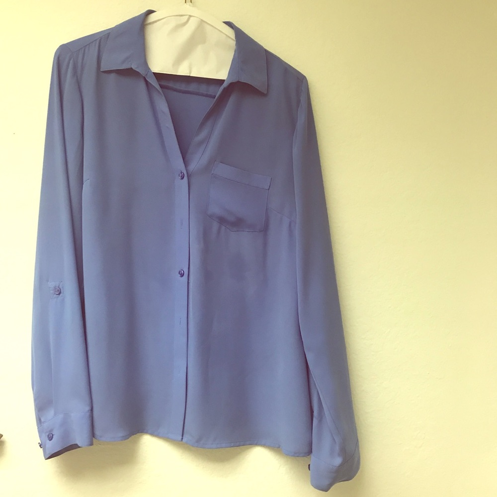 The Limited Ashton button-down in light blue
